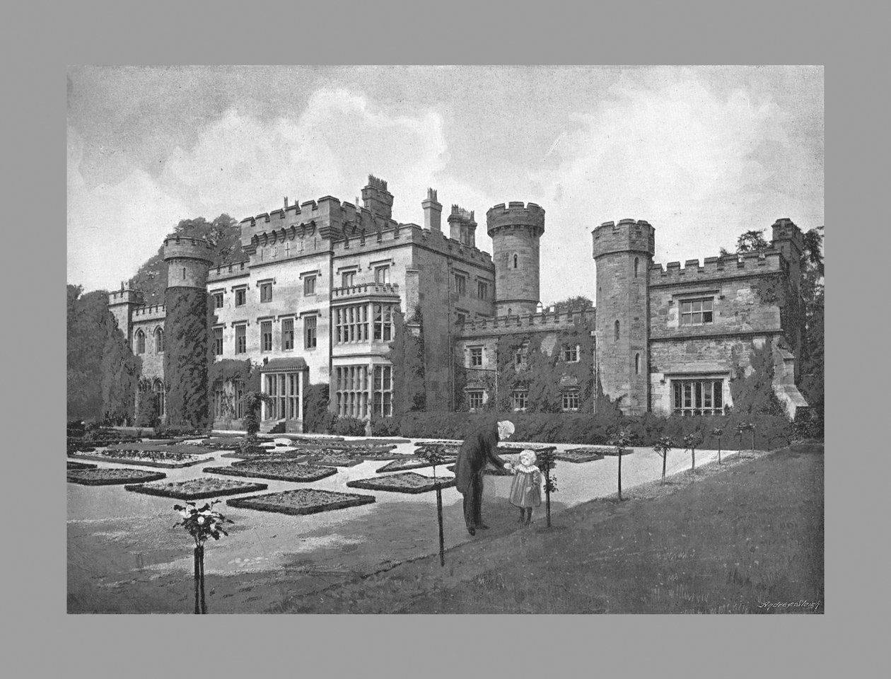 Kasteel Hawarden, ca. 1900 door Catherall and Pritchard