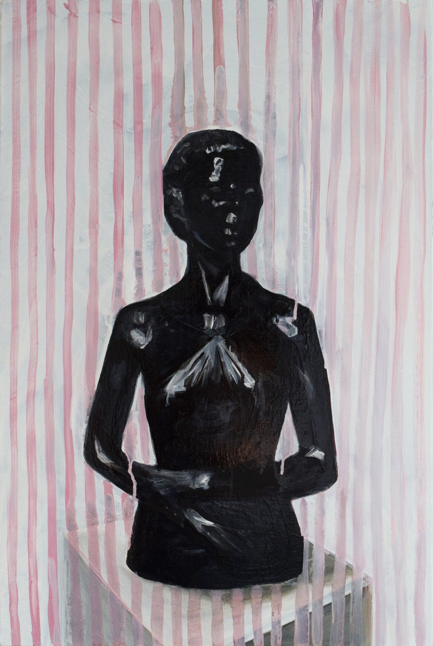 Zwarte Venus, 2014-15 (olieverf op linnen) door Cathy Lomax