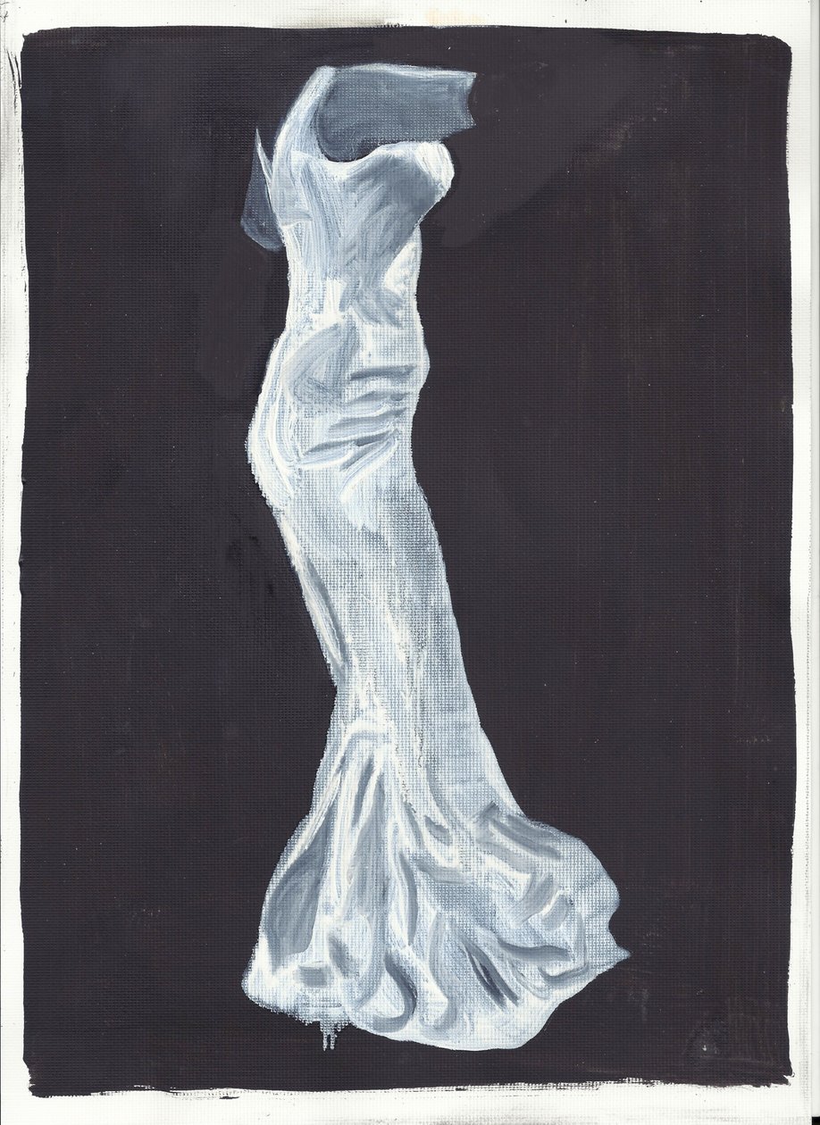 Elsie, 2012 (olieverf  acryl op papier) door Cathy Lomax