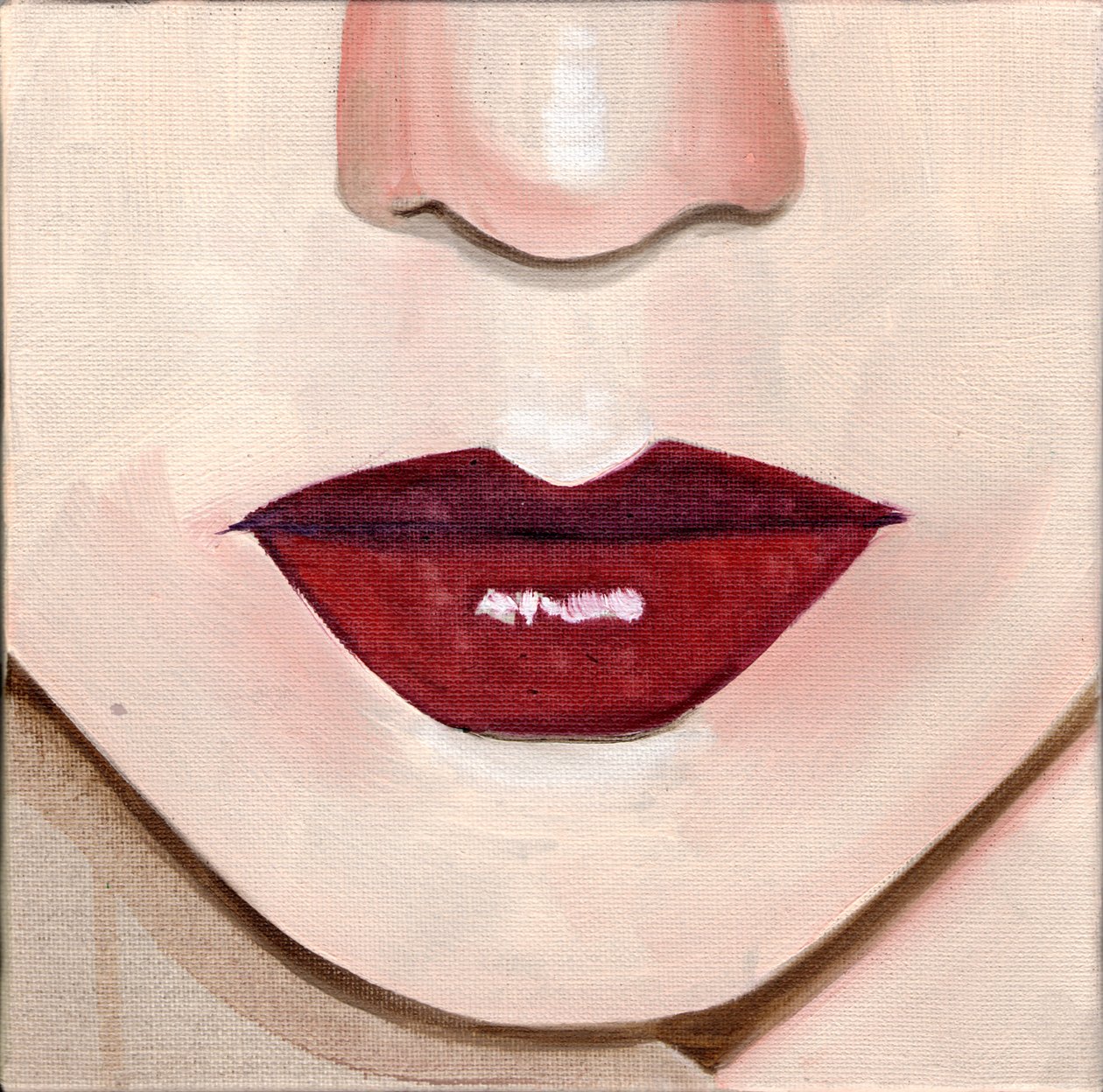 Maquillage 7, 2013 (olieverf op doek) door Cathy Lomax