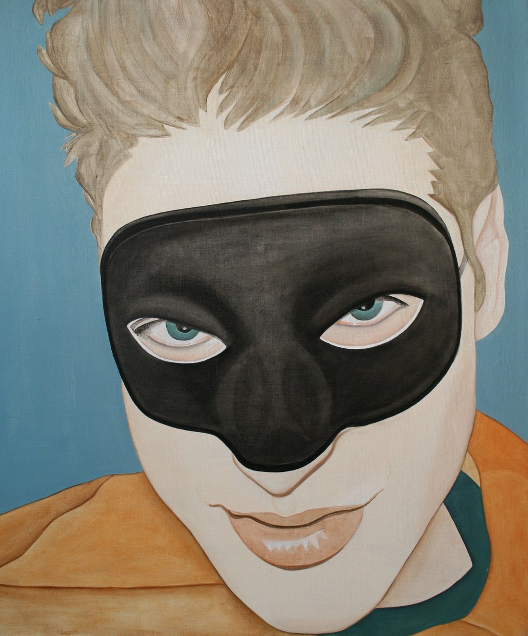 De groene flits, 2003 (olieverf op linnen) door Cathy Lomax