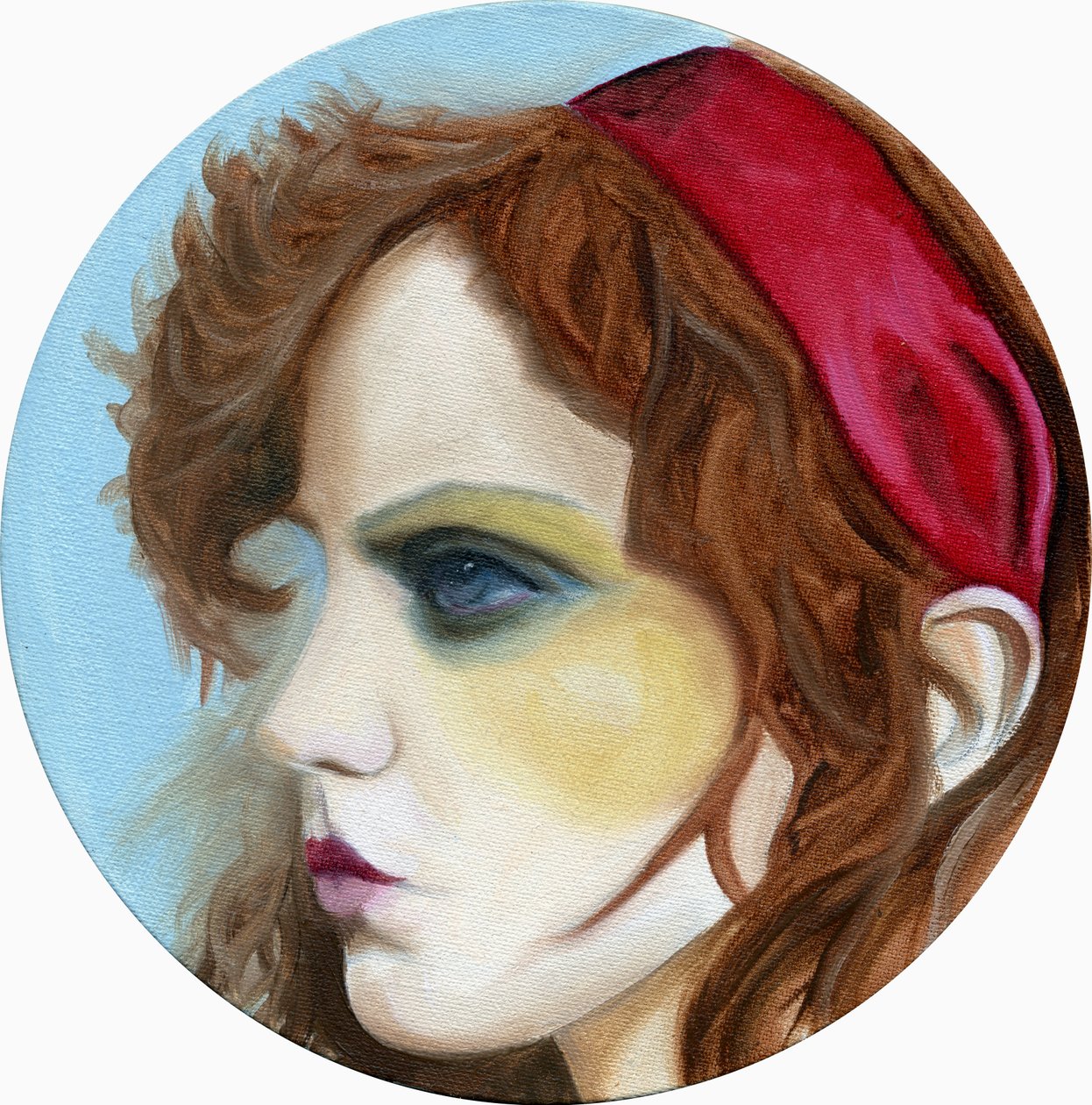 Vogue Rococo, 2008 (olieverf op doek) door Cathy Lomax