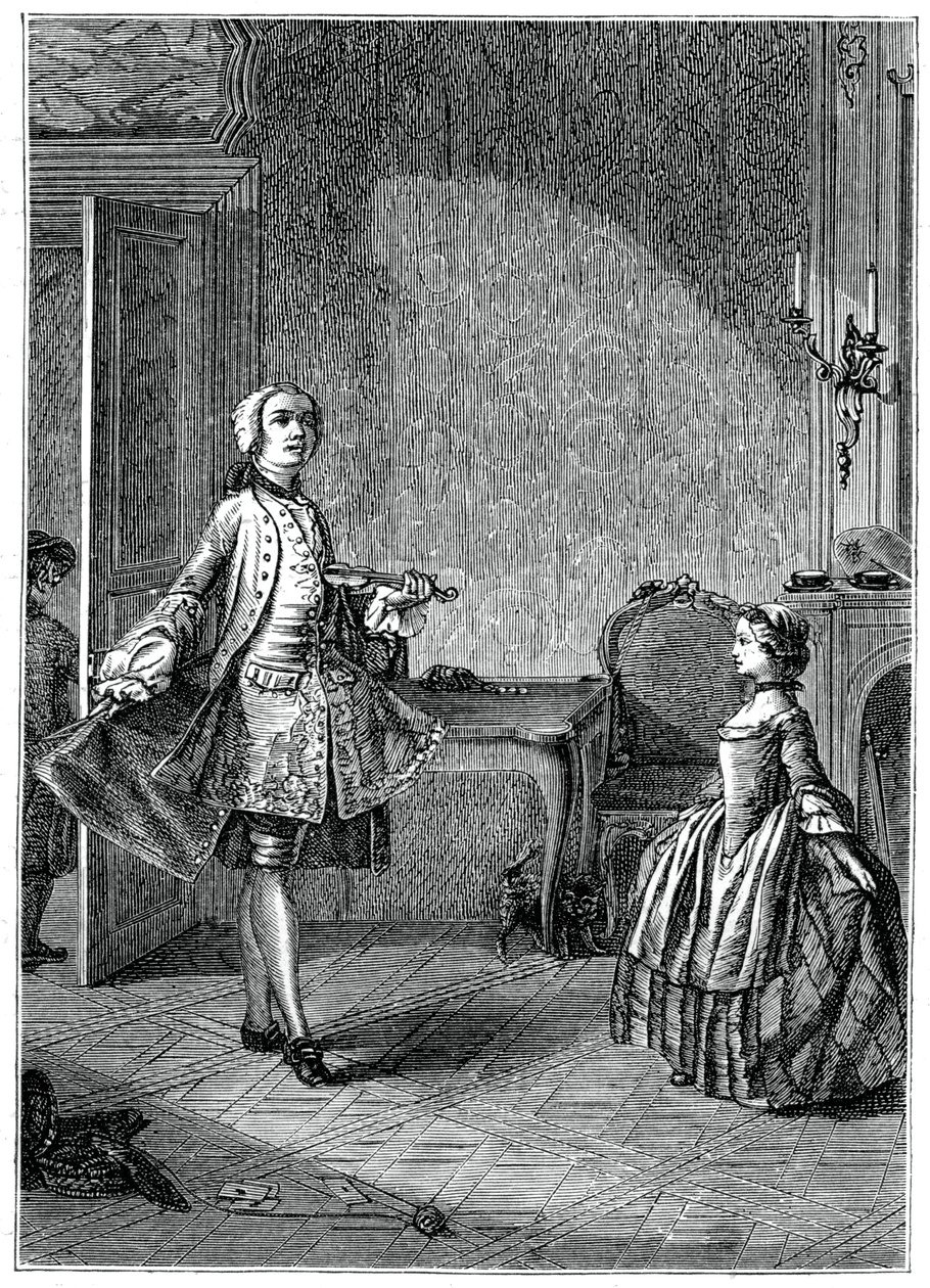 De Lezing, 1885 door Cazot
