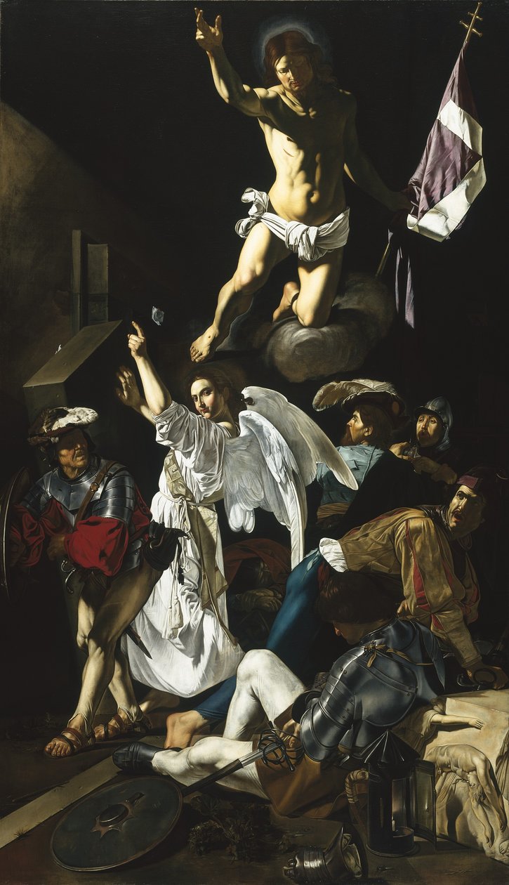 De Opstanding, 1619-20 door Cecco de Caravaggio