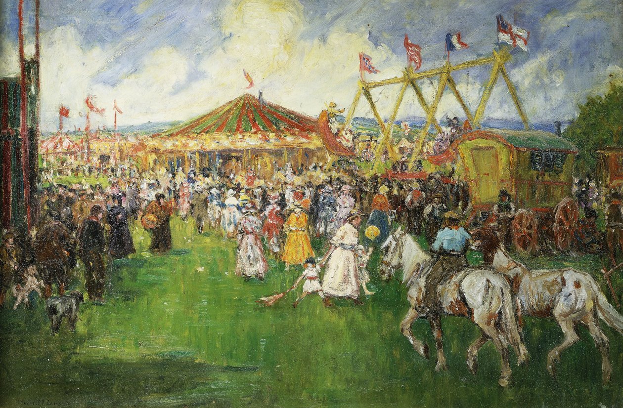 De Kermis door Cecil Gordon Lawson