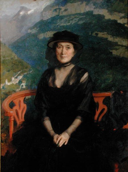 Portret van mevrouw Addison C. Harris door Cecilia Beaux