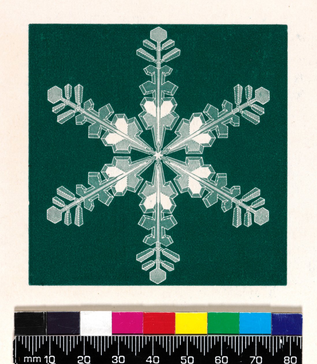 Sneeuwkristallen door Cecilia Glaisher