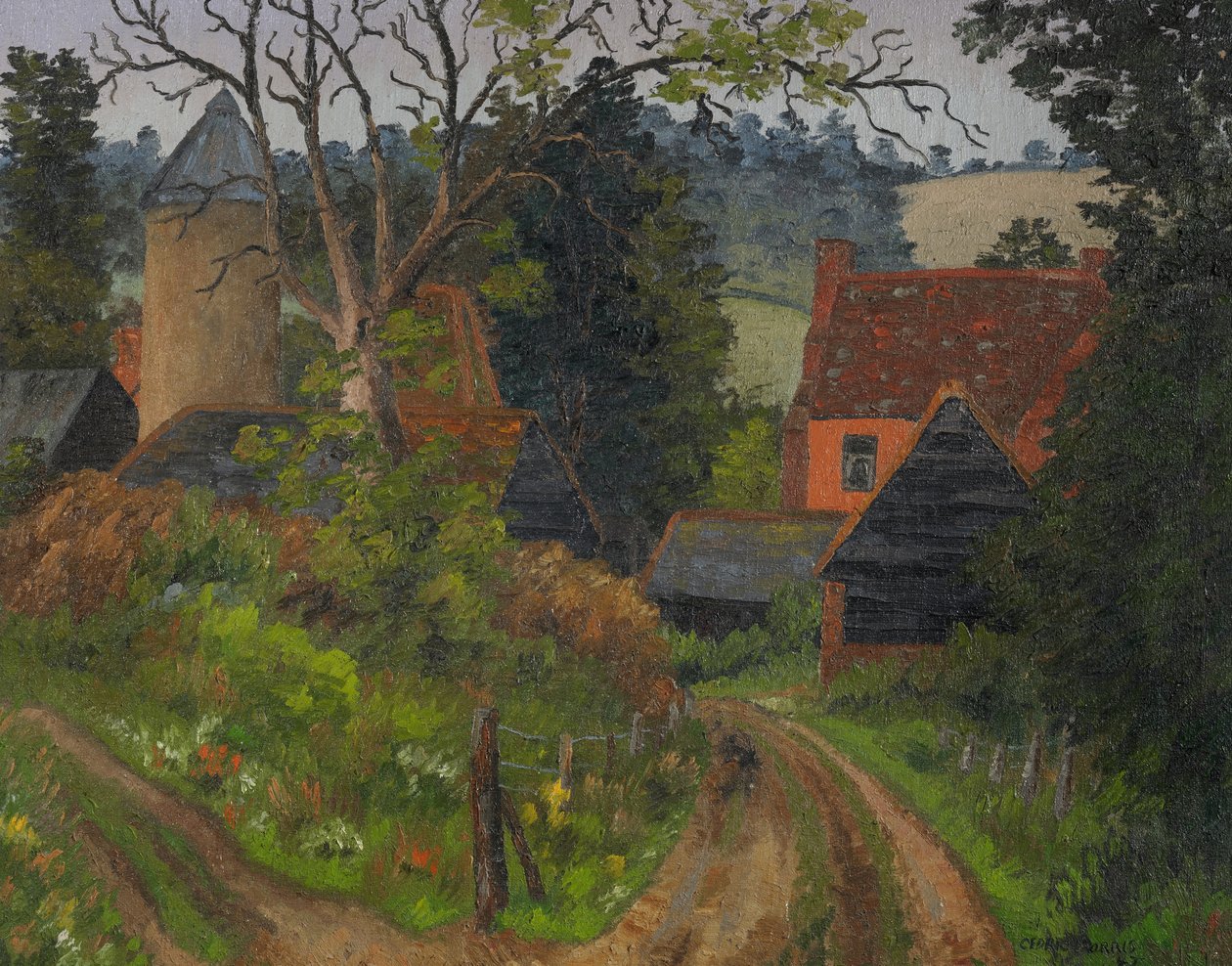 Benton End door Cedric Morris