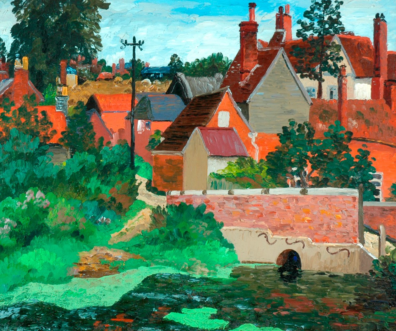 Polstead, Suffolk door Cedric Morris