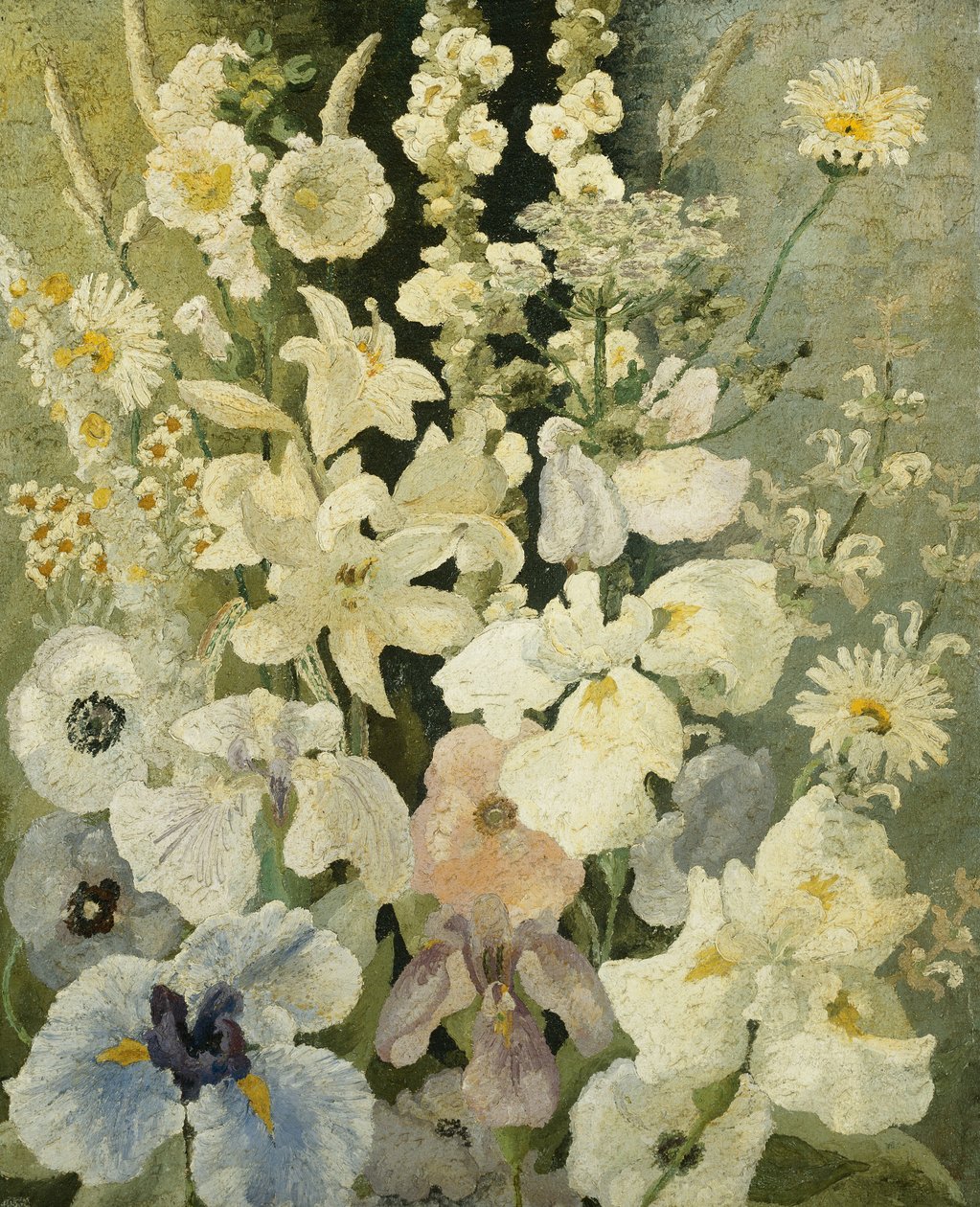 Witte Bloemen door Cedric Morris