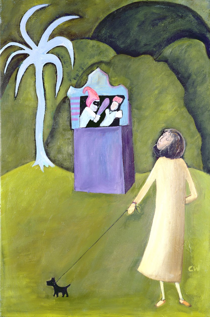 Punch en Judy, 1983 door Celia Washington