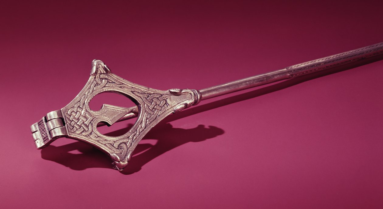 Vlieger-broche, nabij Limerick, Vikingtijd (zilver) door Celtic