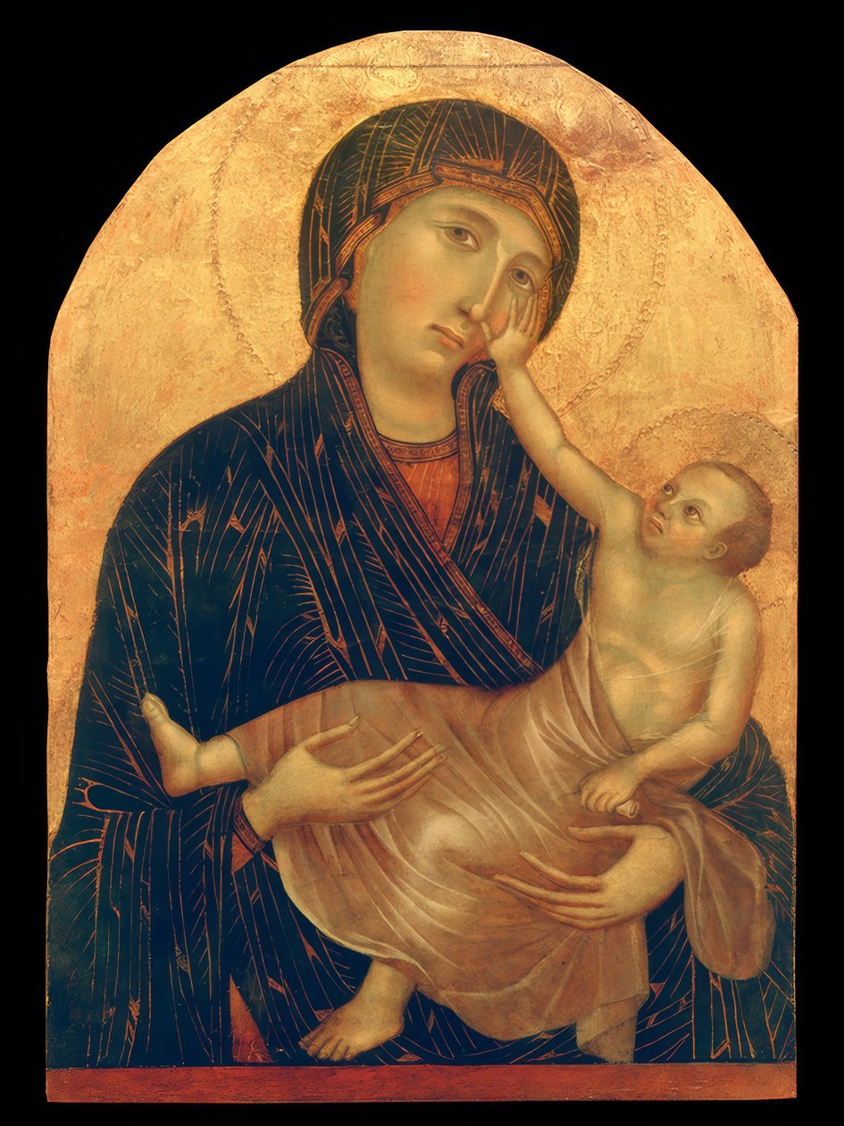 Maria met Kind door Cenni di Pepo