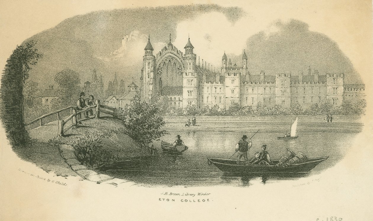 Eton College, c.1830 door Cephas Grier Childs