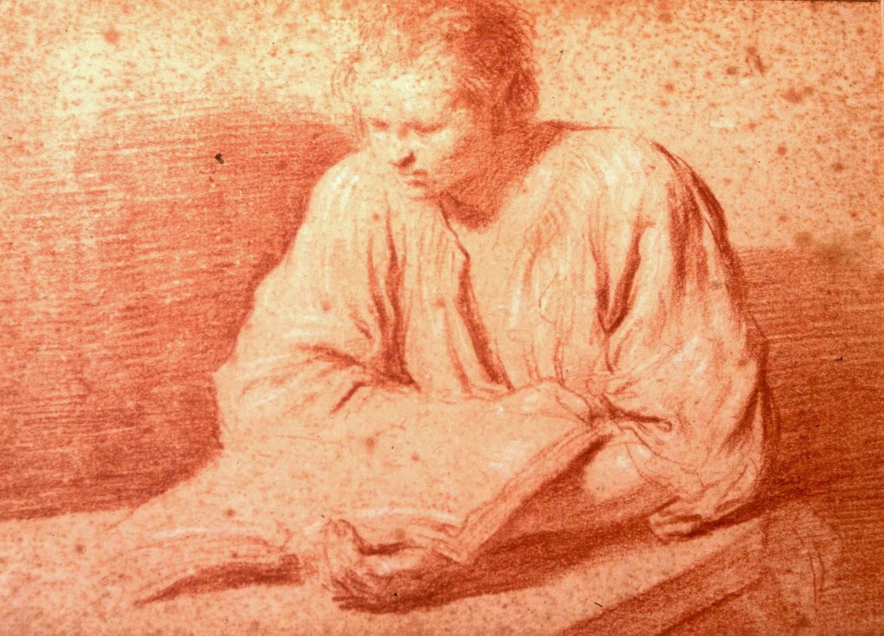 Man die leest door Cesare Gennari
