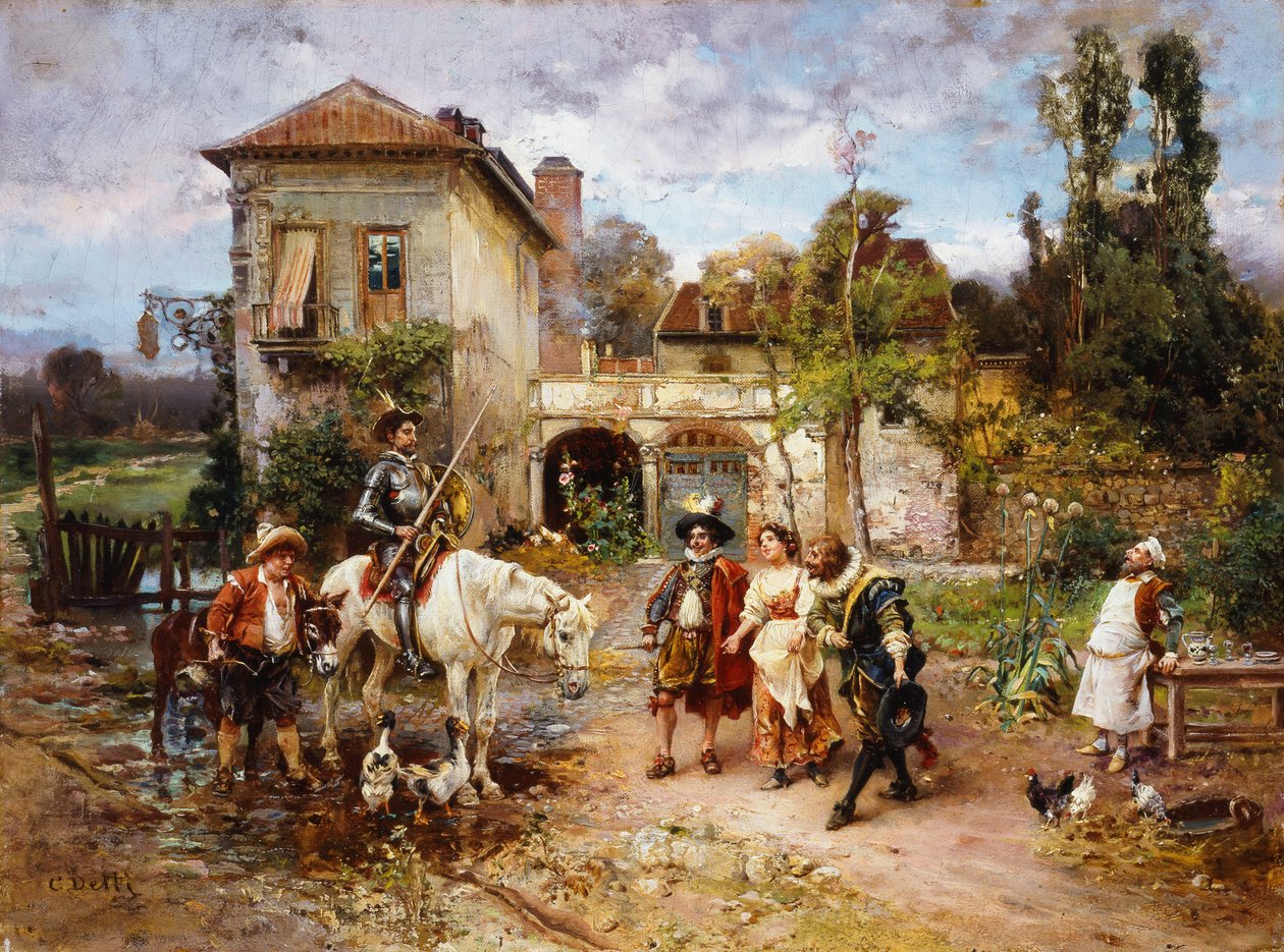 Don Quichot door Cesare Auguste Detti