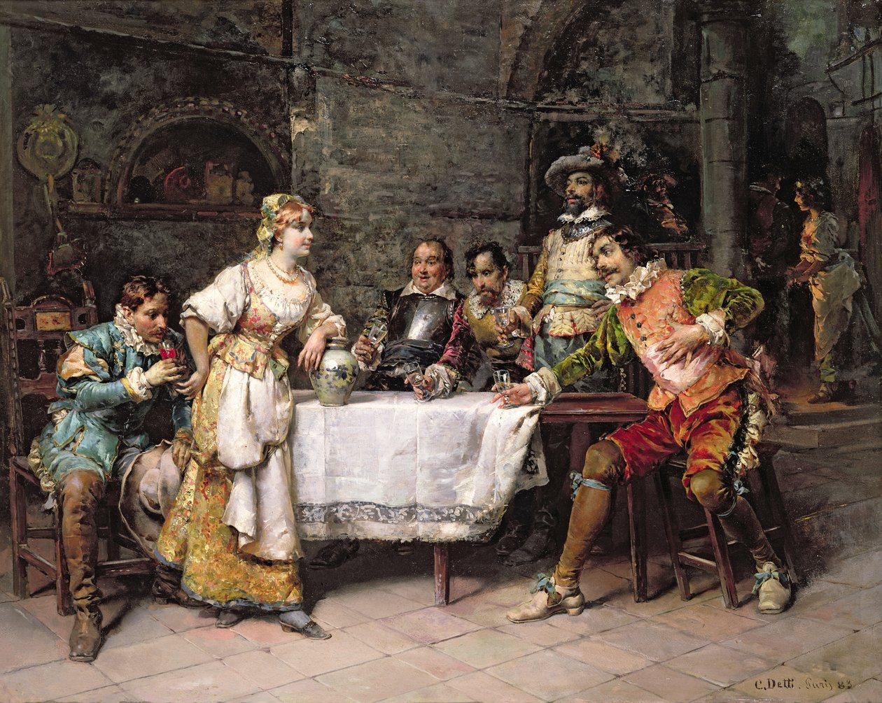 Onbekend beeld door Cesare Auguste Detti