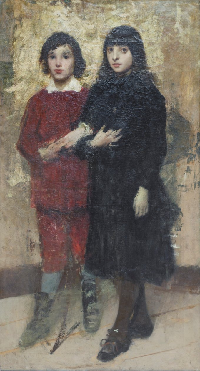 Twee neven, Cesare Tallone door Cesare Tallone