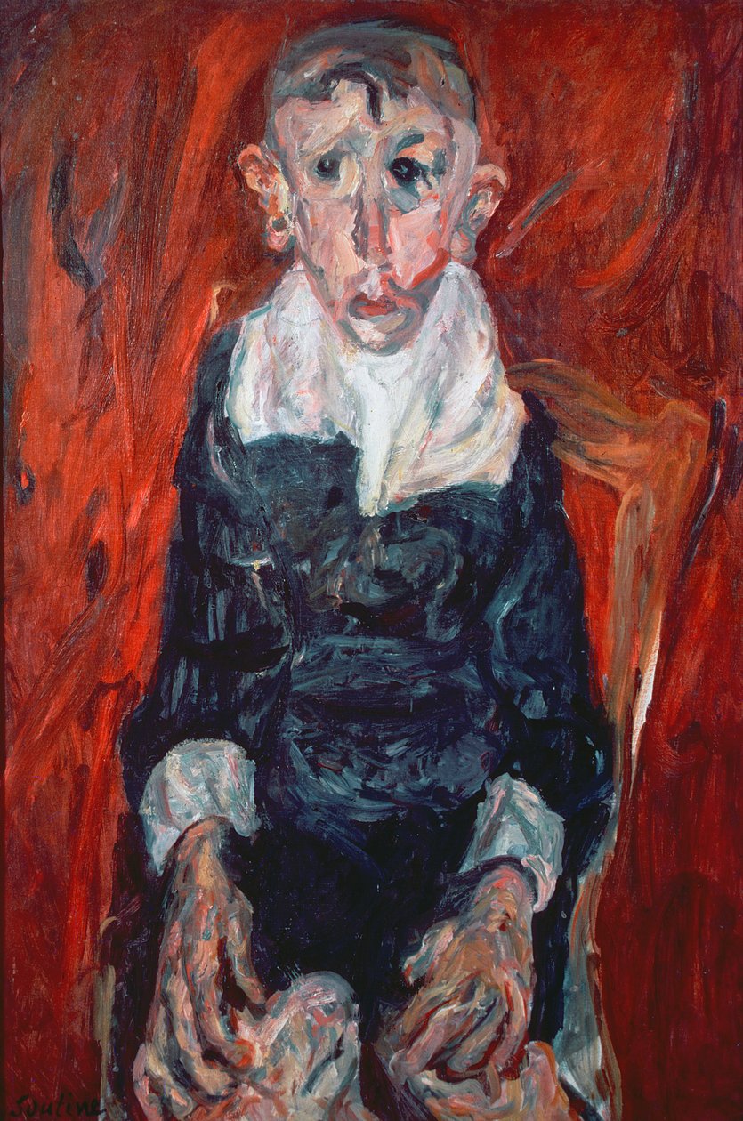 De Dorpsidioot door Chaim Soutine