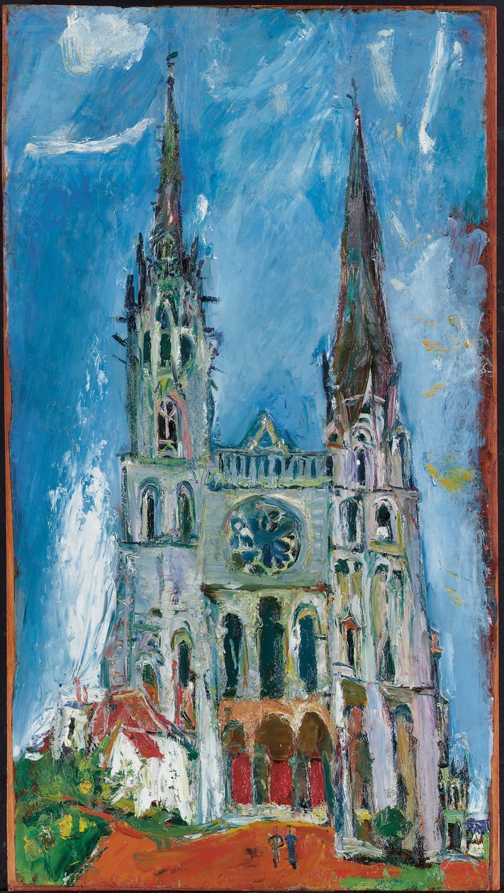 Kathedraal van Chartres, 1933 door Chaim Soutine