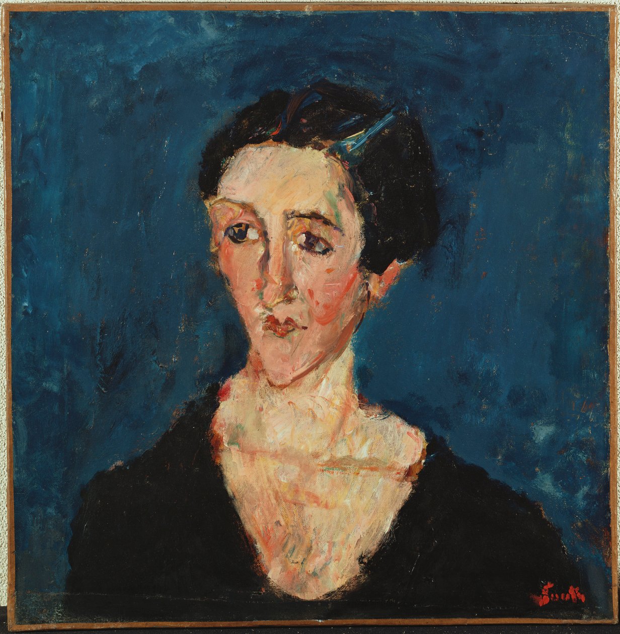 Portret van Madalaine Castaing, ca. 1928 door Chaim Soutine