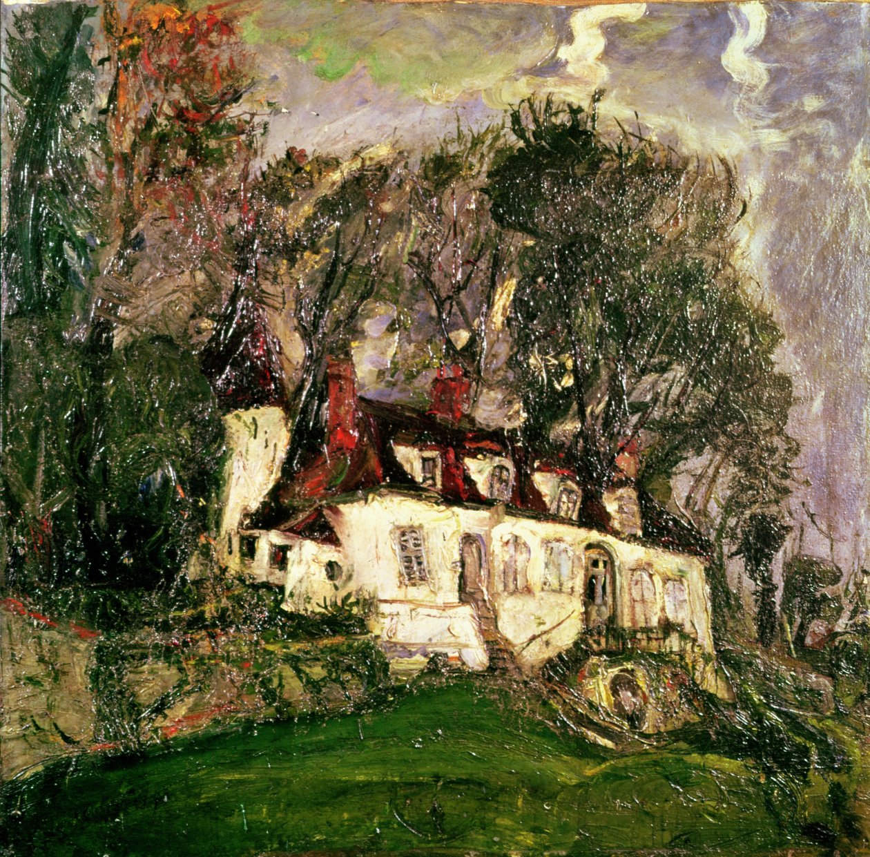 Het Huis in Oiseme, 1934 door Chaim Soutine