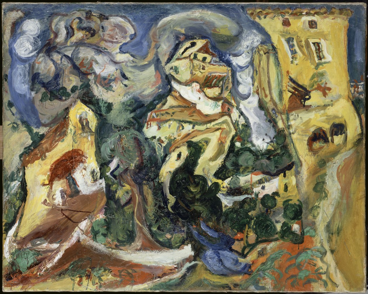 Het Dorp, ca 1923 door Chaim Soutine