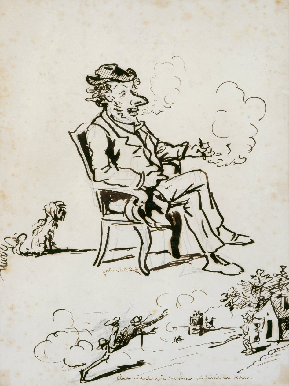 Portret van de heer Darlim door Cham