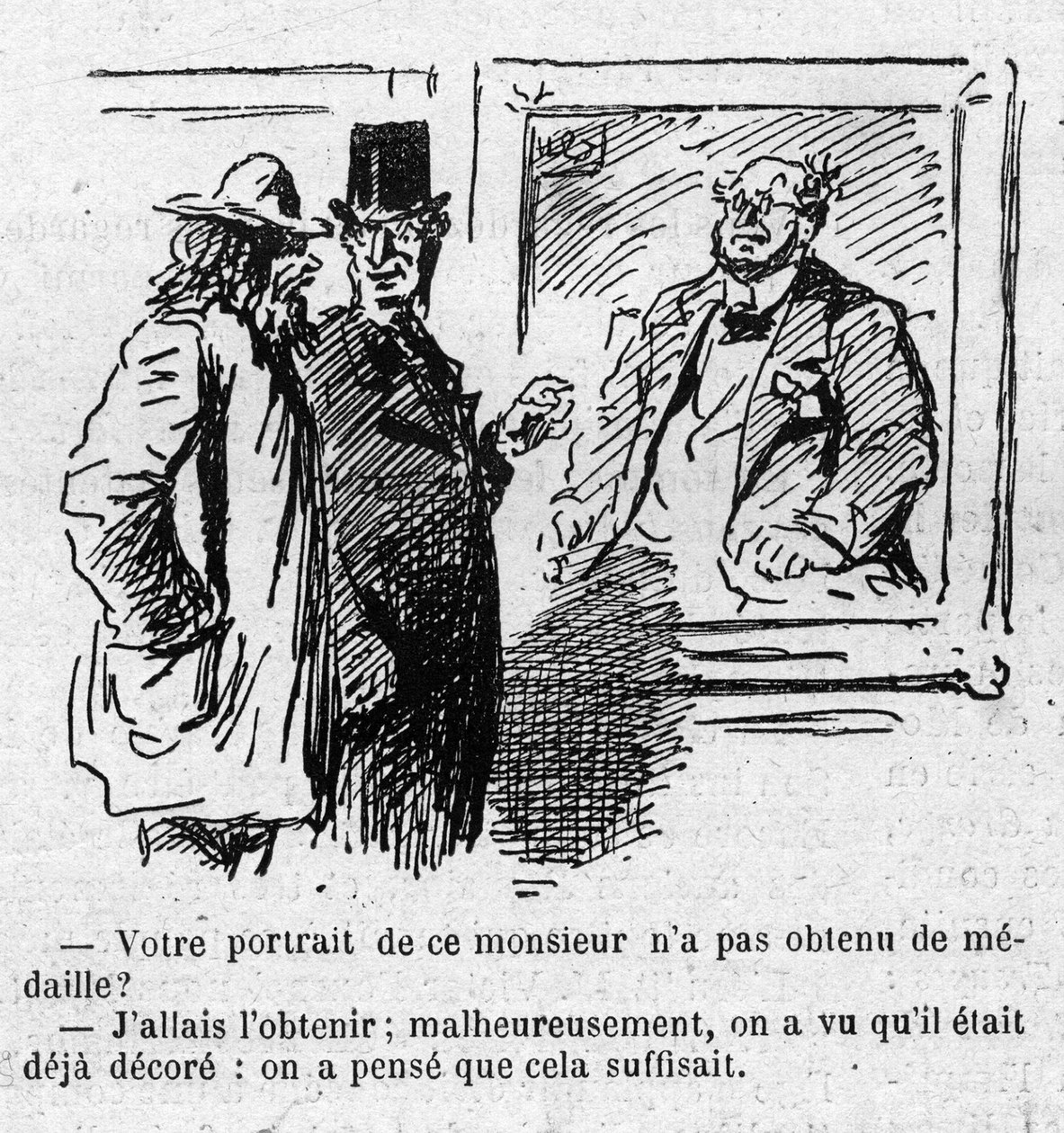 Cartoon door Cham door Amédée de Noé