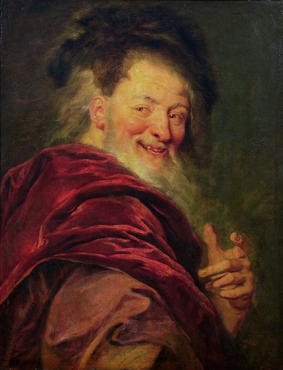 Democritus (c.460-c.370 v.Chr.) 1692 door Charles Antoine Coypel