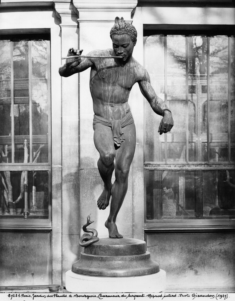 Slangenbezweerder, 1863 door Charles Arthur Bourgeois