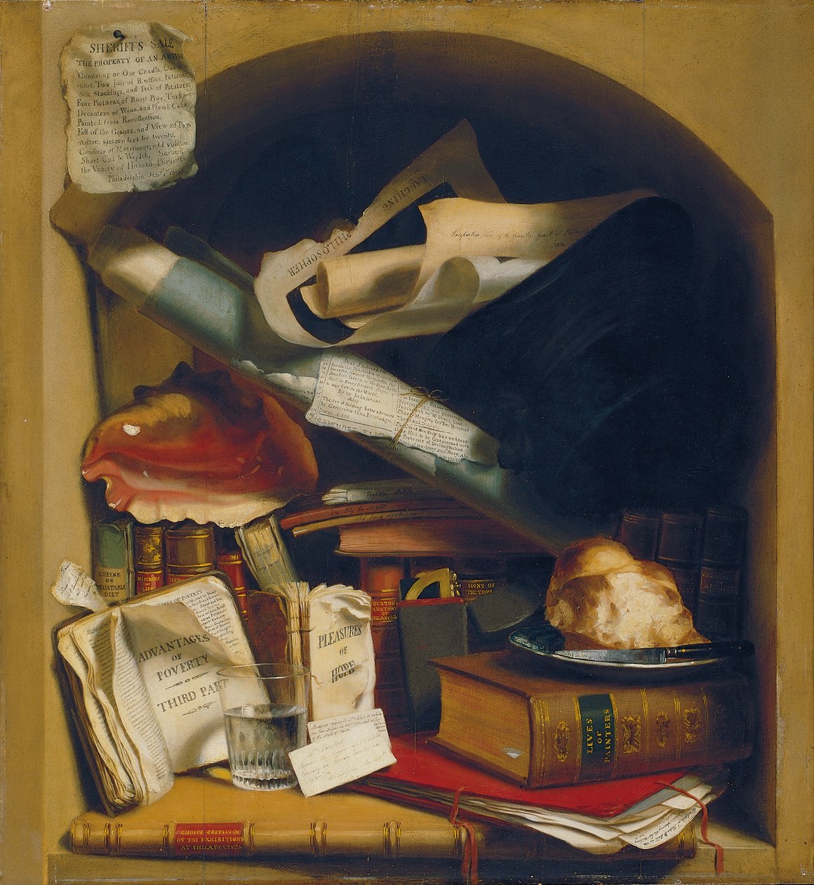 Kast van een arme kunstenaar, c.1815 door Charles Bird King