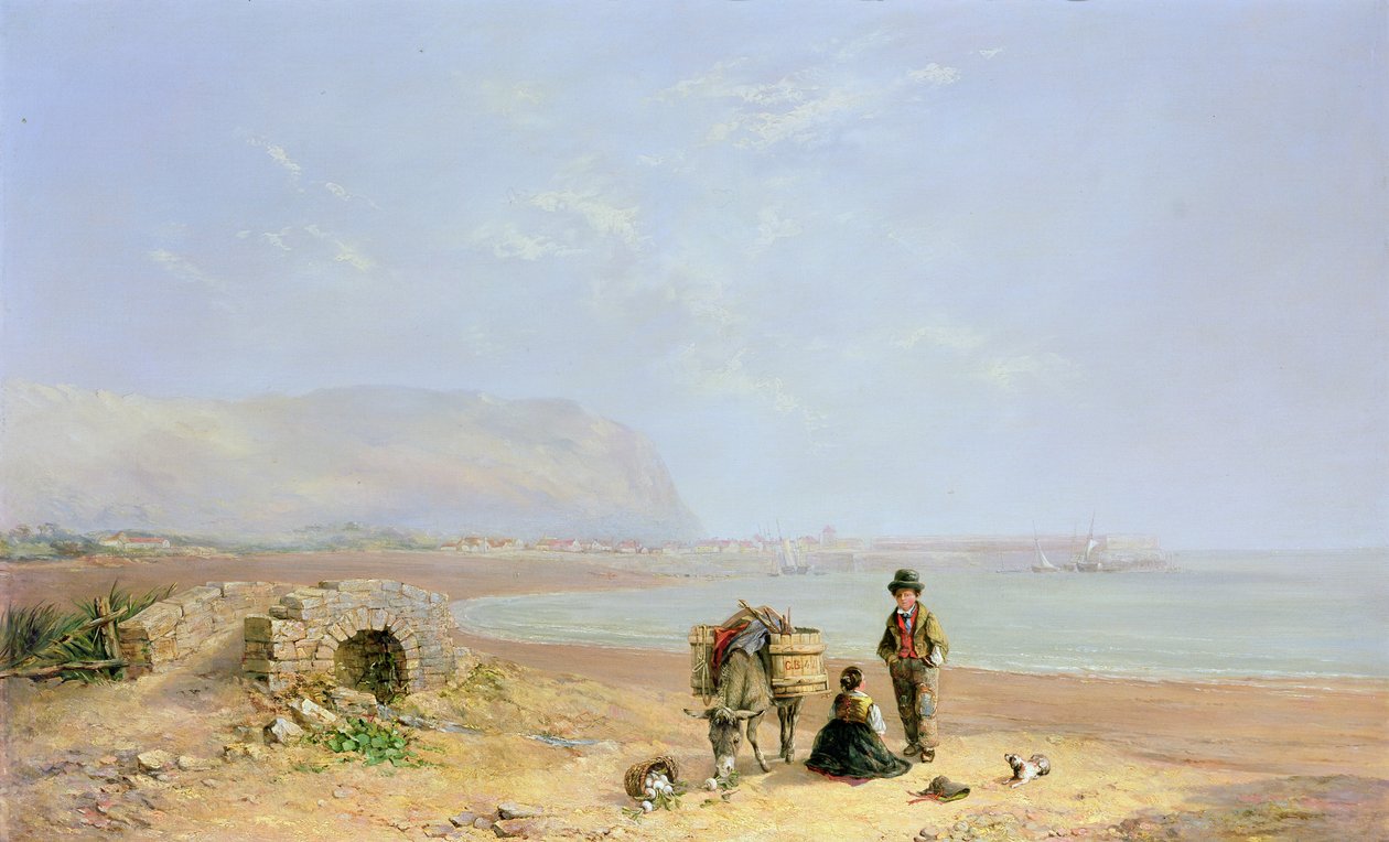 Op het strand door Charles Branwhite