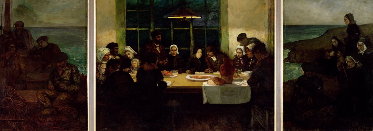 Au Pays de la Mer, 1898 door Charles Cottet