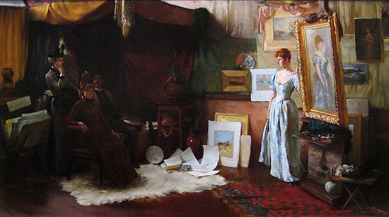 Onbekend beeld door Charles Courtney Curran