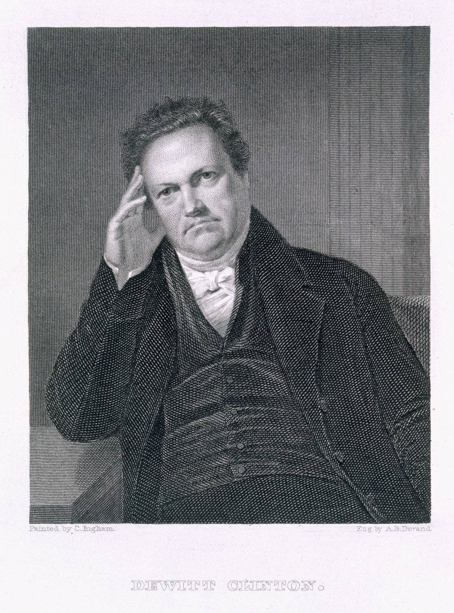 DeWitt Clinton, gegraveerd door Asher Brown Durand door Charles Cromwell Ingham