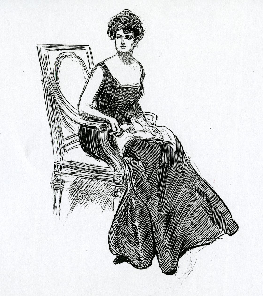 Een Gibson Meisje, c.1902 door Charles Dana Gibson