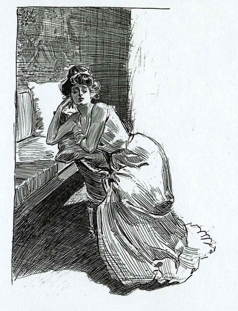 Een Gibson-meisje, c.1902 door Charles Dana Gibson