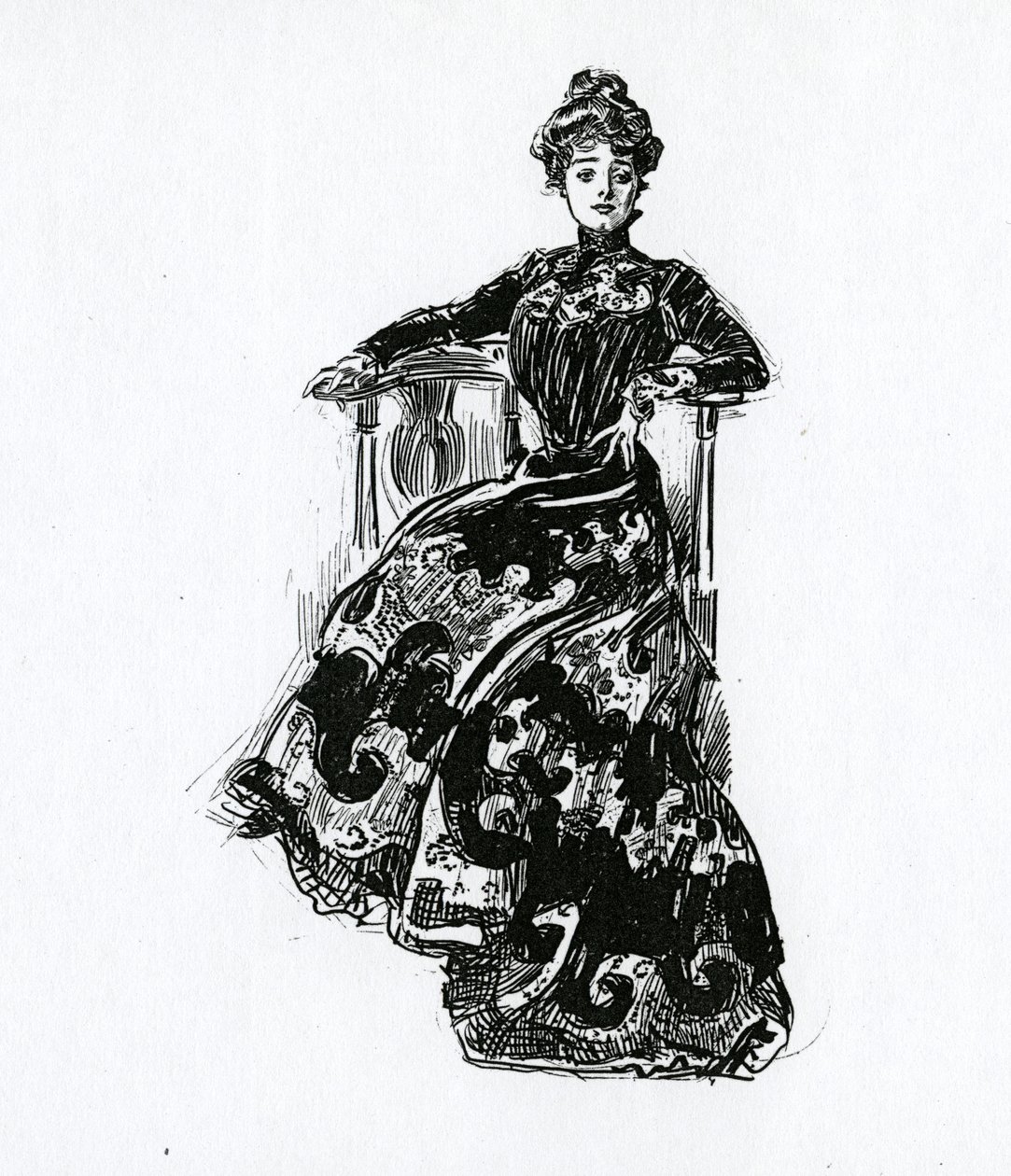 Een Gibson Meisje, c.1902 door Charles Dana Gibson