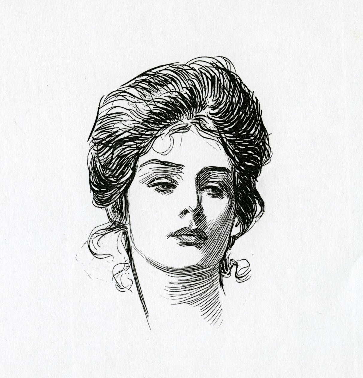 Een Gibson Meisje, c.1902 door Charles Dana Gibson