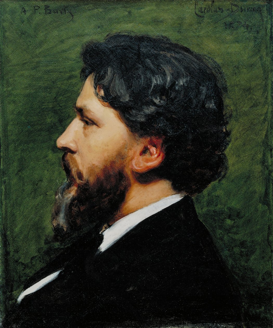 Portret van Philippe Burty door Charles Emile Auguste Carolus Duran