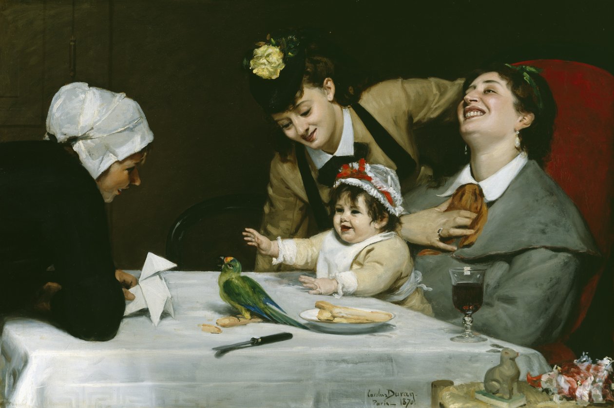 Feestvierders door Charles Emile Auguste Carolus Duran