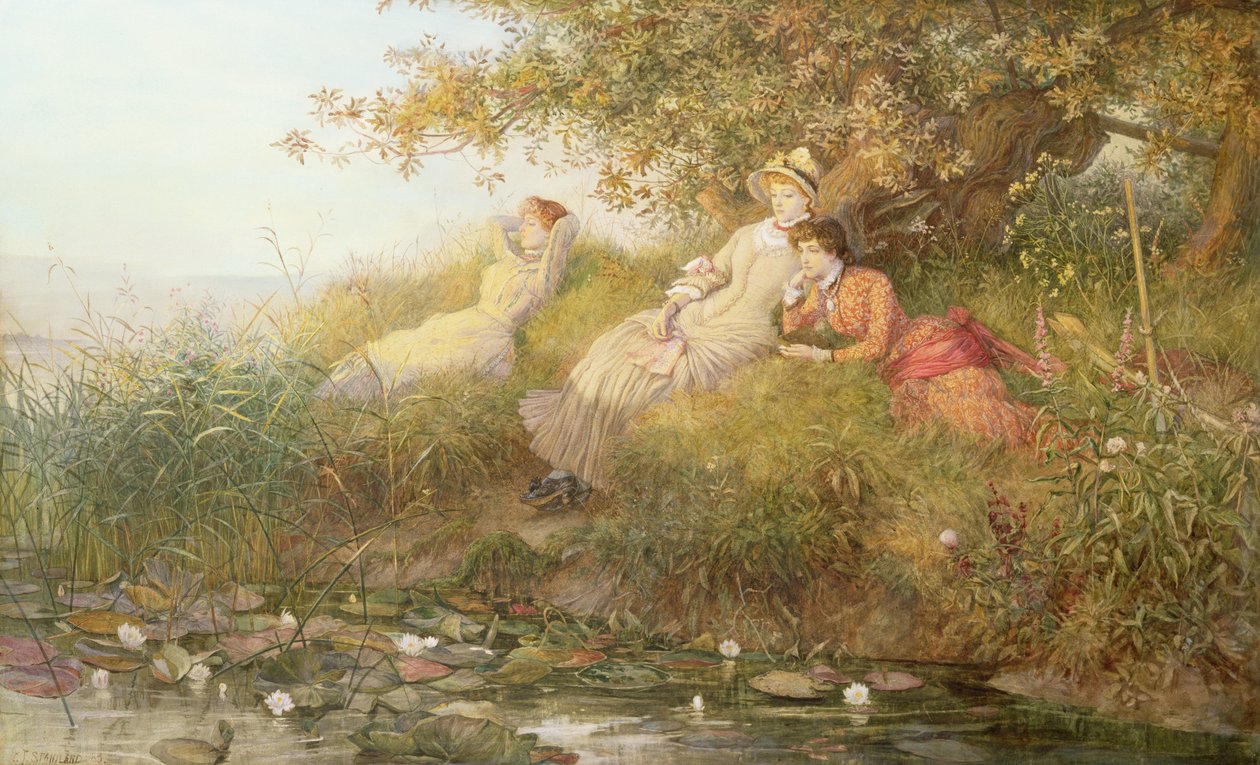 De Lotuseters, 1893 door Charles J. Staniland