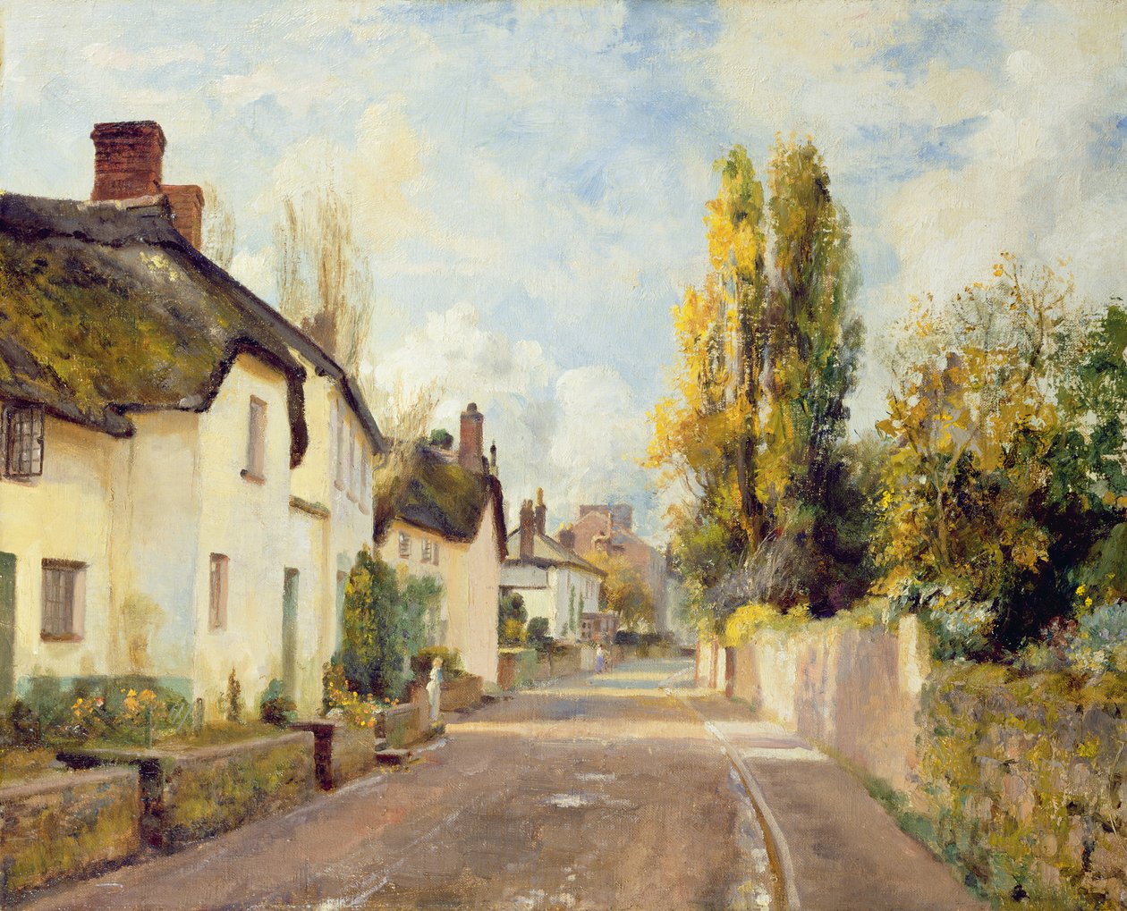 Dorpstraat Tafereel door Charles James Fox