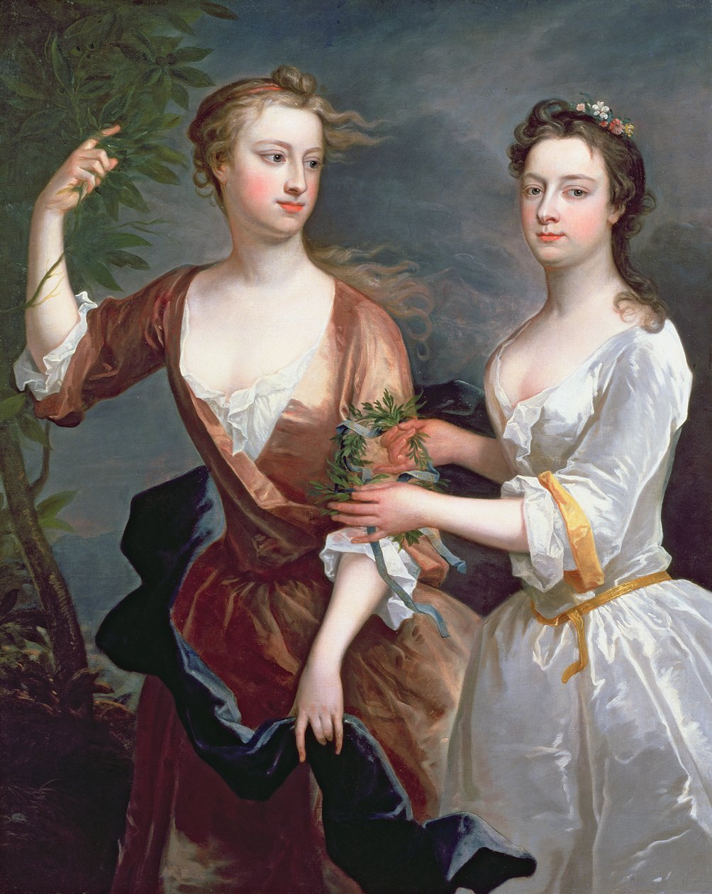 Martha en Teresa Blount, 1716 door Charles Jervas