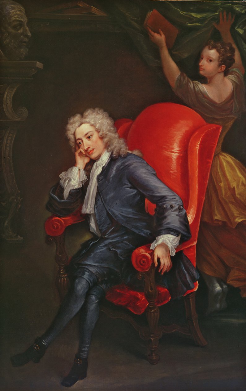 Portret van Alexander Pope, c.1713-15 door Charles Jervas