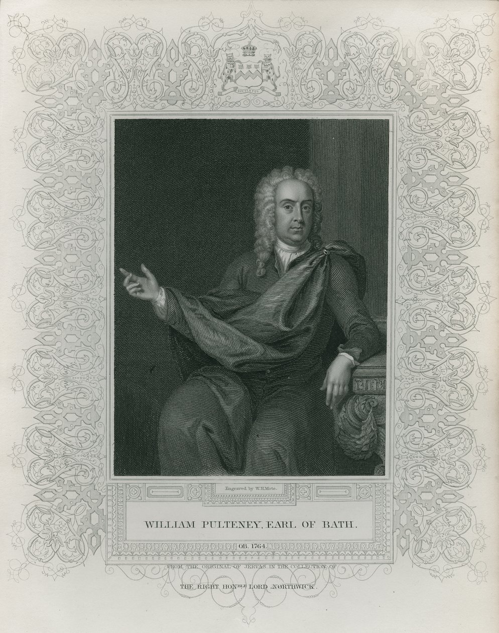 Sir William Pulteney, Graaf van Bath door Charles Jervas