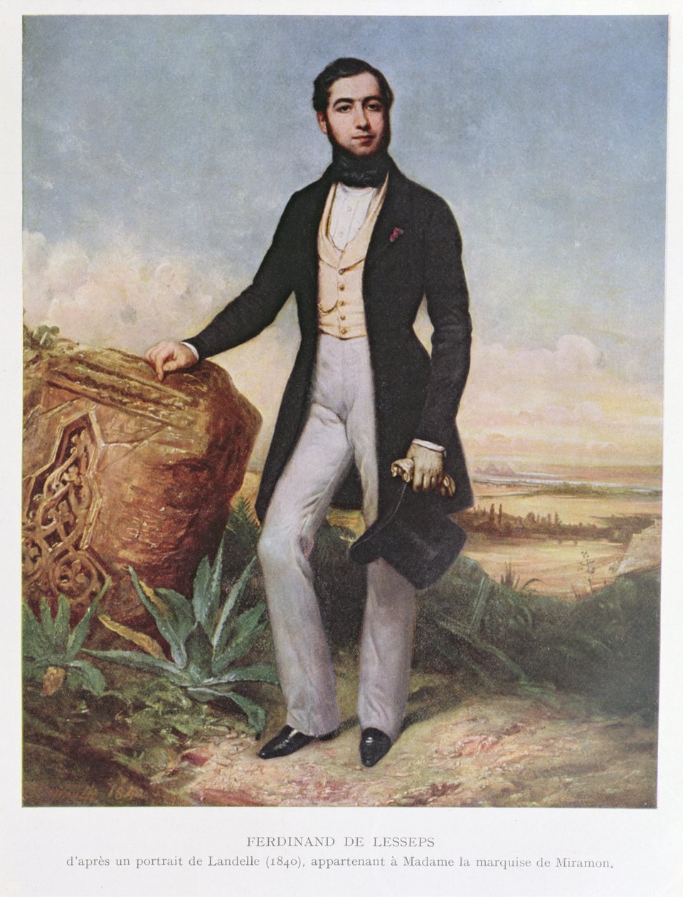 Ferdinand de Lesseps, 1840 door Charles Landelle