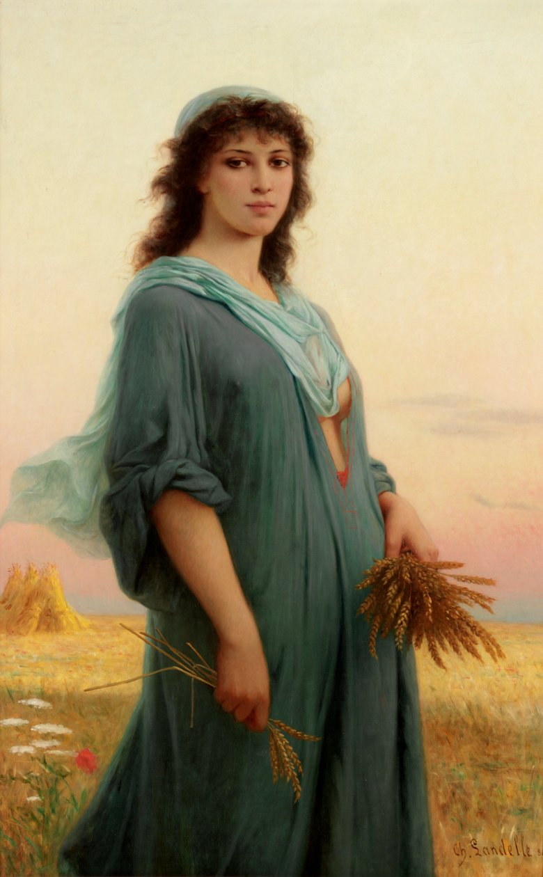 Ruth, 1886 door Charles Landelle