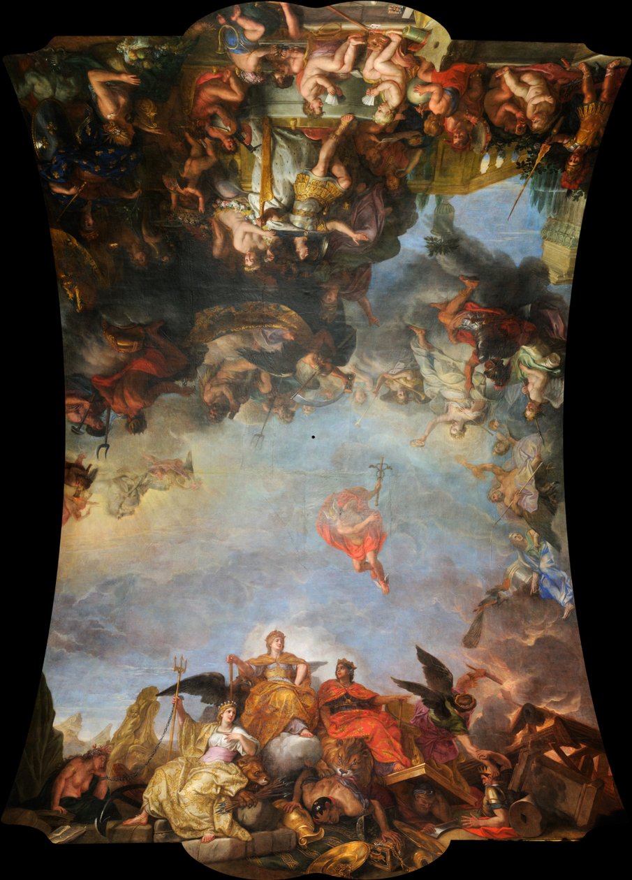 De koning regeert zelf, 1661 door Charles Le Brun